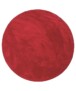 Rond zacht vloerkleed - Plush rood - overzicht, thumbnail