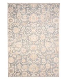 Vintage vloerkleed - Classic Marjorie blauw - overzicht, thumbnail