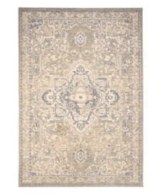 Vintage vloerkleed - Classic Bernard groen/ivoor - overzicht, thumbnail