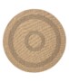Jute buitenkleed rond - Sunset Spirit beige/zwart - overzicht, thumbnail