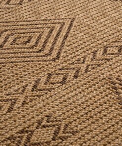 Jute balkonkleed - Boho Bliss beige/bruin - close up