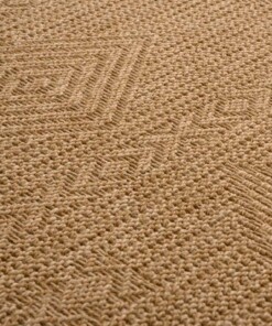 Jute balkonkleed - Boho Bliss beige - close up