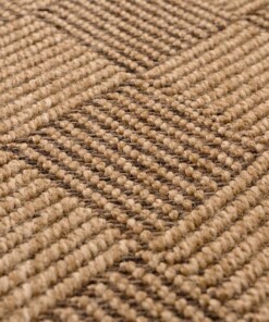 Jute balkonkleed - Boho Jewel beige/bruin - close up