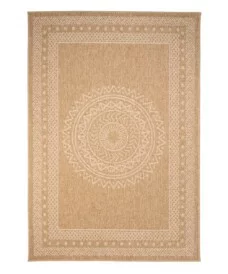 Jute buitenkleed - Boho Mandala beige/wit - overzicht, thumbnail