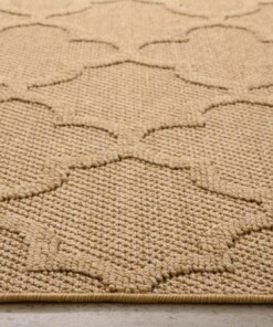 Balkonkleed - Trellis Retreat beige - close up