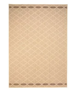 Buitenkleed ruiten - Retreat beige - overzicht