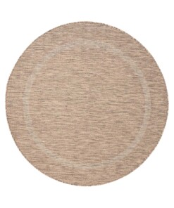 Rond buitenkleed - Sunset lichtbruin - overzicht