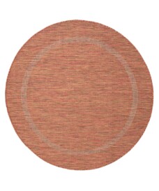 Rond buitenkleed - Sunset terracotta - overzicht, thumbnail Rond buitenkleed - Sunset terracotta - overzicht, thumbnail
