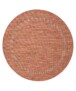 Rond buitenkleed - Sunset terracotta - overzicht, thumbnail