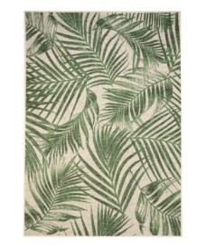 Buitenkleed palmbladeren - Coastal Cove wit/groen - overzicht, thumbnail Buitenkleed palmbladeren - Coastal Cove wit/groen - overzicht, thumbnail