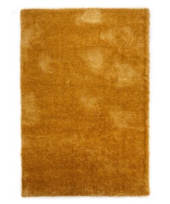Hoogpolig vloerkleed velvet - Posh goud - overzicht