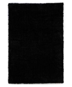 Hoogpolig vloerkleed velvet - Posh zwart - overzicht