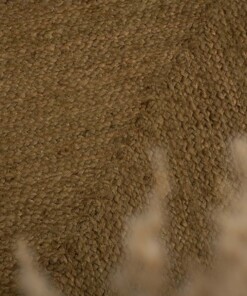 Jute vloerkleed - Pure olijfgroen