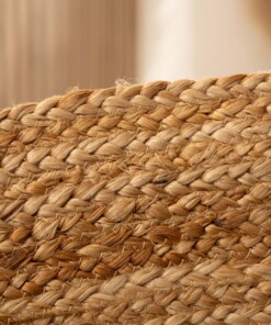 Jute vloerkleed rond - Boho & me - naturel