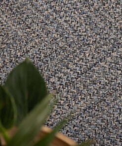 Vloerkleed katoen vierkant - Joy blauw Vloerkleed katoen vierkant - Joy blauw