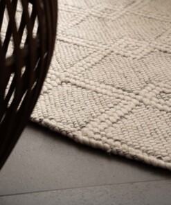 Rond buitenkleed - Var wit