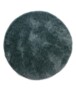 Rond hoogpolig vloerkleed velvet - Posh blauw - overzicht, thumbnail
