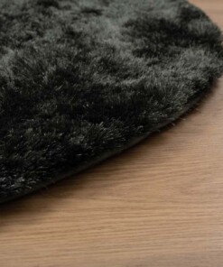 Rond shaggy vloerkleed - Spark blauw - close up, thumbnail Rond shaggy vloerkleed - Spark blauw - close up, thumbnail