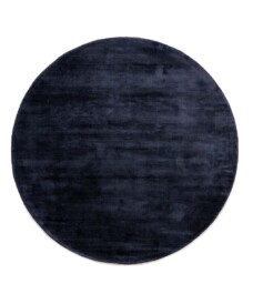 Viscose vloerkleed rond - Glamour marineblauw - overzicht, thumbnail Viscose vloerkleed rond - Glamour marineblauw - overzicht, thumbnail