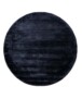 Viscose vloerkleed rond - Pearl marineblauw - overzicht, thumbnail