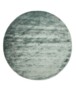 Viscose vloerkleed rond - Pearl azuurblauw - overzicht, thumbnail
