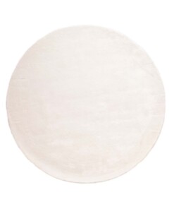 Viscose vloerkleed rond - Pearl wit - overzicht