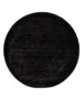 Viscose vloerkleed rond - Pearl zwart - overzicht, thumbnail