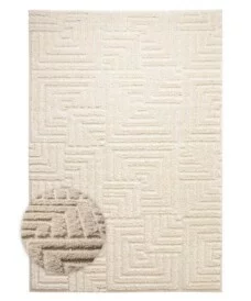 Scandinavisch vloerkleed - Arc Shade crème - overzicht, thumbnail Scandinavisch vloerkleed - Arc Shade crème - overzicht, thumbnail