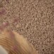 Hoogpolig vloerkleed Shaggy Trend effen rond - beige - close up, thumbnail