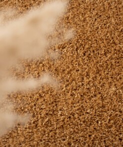 Hoogpolig vloerkleed shaggy Trend effen - goud - close up, thumbnail Hoogpolig vloerkleed shaggy Trend effen - goud - close up, thumbnail