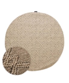 Rond buitenkleed - Var beige - overzicht, thumbnail Rond buitenkleed - Var beige - overzicht, thumbnail