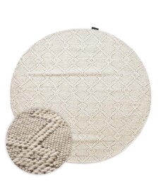 Rond buitenkleed - Var wit - overzicht, thumbnail