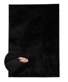 Velours vloerkleed - Flair zwart - overzicht, thumbnail Velours vloerkleed - Flair zwart - overzicht, thumbnail