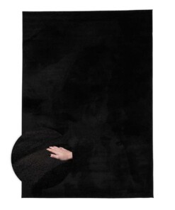 Velours vloerkleed - Flair zwart - overzicht