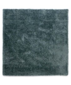 Vierkant hoogpolig vloerkleed velvet - Posh blauw - overzicht, thumbnail