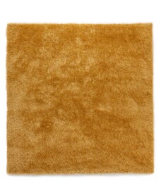 Vierkant hoogpolig vloerkleed velvet - Posh goud - overzicht, thumbnail Vierkant hoogpolig vloerkleed velvet - Posh goud - overzicht, thumbnail
