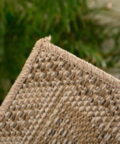 Jute balkonkleed Sunny Contour - naturel - close up, thumbnail