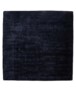 Viscose vloerkleed vierkant - Pearl marineblauw - overzicht, thumbnail