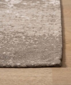 Vintage vloerkleed - Weave Stone taupe - close up, thumbnail