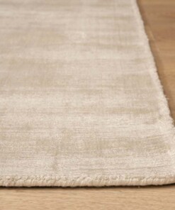 Viscose vloerkleed vierkant - Glamour ivoor - close up, thumbnail Viscose vloerkleed vierkant - Glamour ivoor - close up, thumbnail