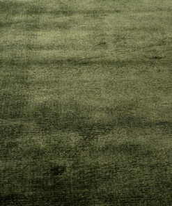Viscose vloerkleed - Glamour groen - close up