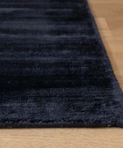 Viscose vloerkleed vierkant - Glamour marineblauw - close up, thumbnail Viscose vloerkleed vierkant - Glamour marineblauw - close up, thumbnail