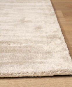 Viscose vloerkleed vierkant - Pearl ivoor - close up, thumbnail Viscose vloerkleed vierkant - Pearl ivoor - close up, thumbnail