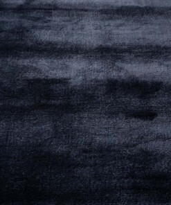 Viscose vloerkleed - Pearl marineblauw - close up