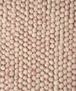 Wollen vloerkleed - Fjell crème/roze - close up, thumbnail Wollen vloerkleed - Fjell crème/roze - close up, thumbnail