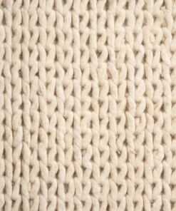 Wollen vloerkleed - Hyssing ivoor - close up, thumbnail Wollen vloerkleed - Hyssing ivoor - close up, thumbnail