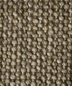 Wollen vloerkleed - Løkke olijfgroen - close up, thumbnail Wollen vloerkleed - Løkke olijfgroen - close up, thumbnail