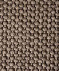 Wollen vloerkleed - Løkke zandkleur - close up, thumbnail Wollen vloerkleed - Løkke zandkleur - close up, thumbnail