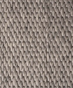 Wollen vloerkleed - Vridning lichtgrijs - close up, thumbnail