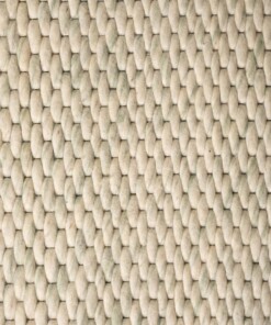 Wollen vloerkleed - Vridning mintgroen - close up, thumbnail